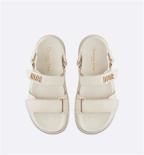 dior white sandals